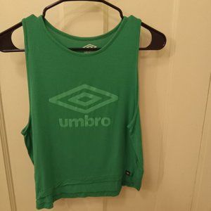 *3 FOR $13* Green cropped workout tank